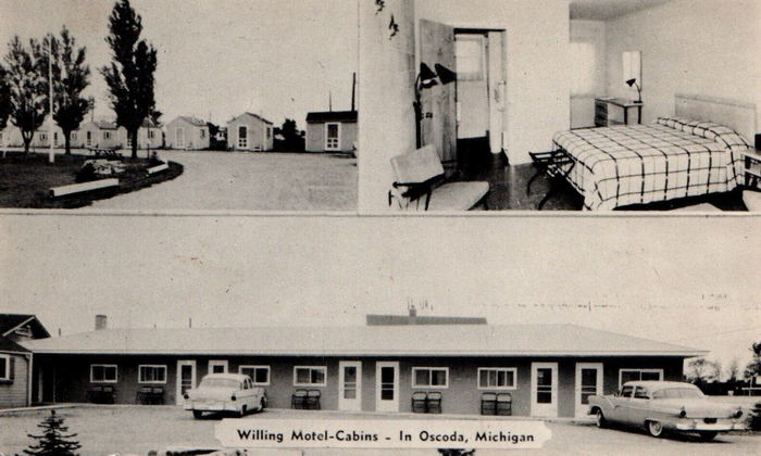 Aspen Motor Inn (Willing Motel) - Vintage Postcard